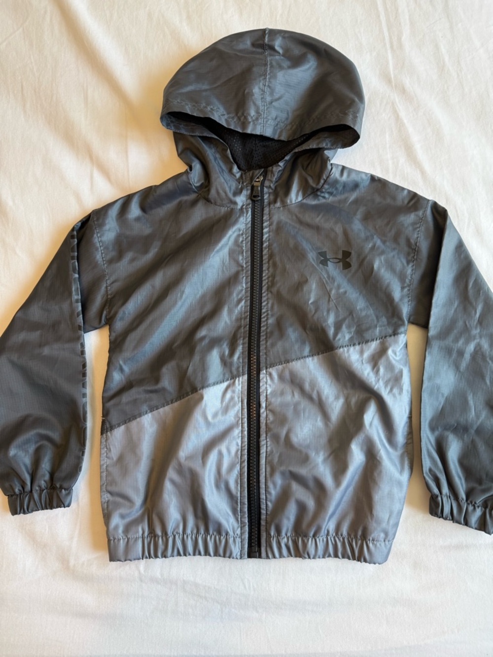 Under Armour Black and Gray Hooded ColdGear Jacket